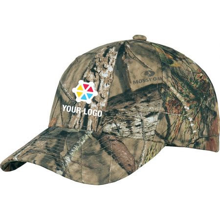 20-C855, NA, Mossy Oak BreakUp Country, Front Center, Your Logo + Gear.